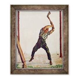 Tablou inramat - Ferdinand Hodler - Woodman - - Roveli