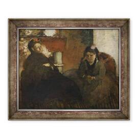 Tablou inramat - Edgar Degas - Portretul dnei. Lisle si dna. Loubens - - Roveli