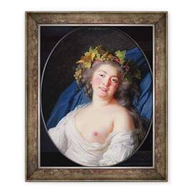 Tablou inramat - Elisabeth Louise Vigee-Lebrun - Bacchante - - Roveli
