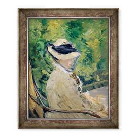 Tablou inramat - Edouard Manet - Madame Manet la Bellevue - - Roveli