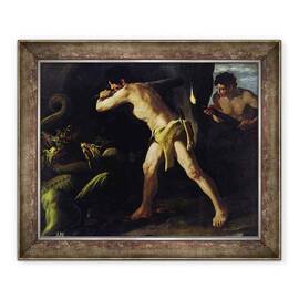 Tablou inramat - Francisco de Zurbaran - Hercules Luptand cu Hydra Lernaeana - - Roveli