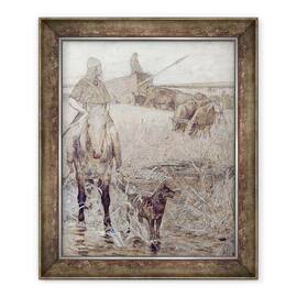 Tablou inramat - Fernand Cormon - agricultura - - Roveli