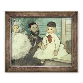 Tablou inramat - Edgar Degas - Conte Le Pic si fiii sai - - Roveli