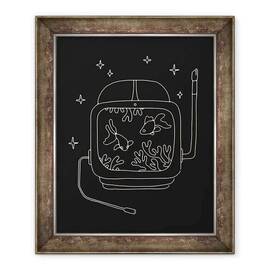Tablou inramat - Florent Bodart - Casca Astronaut in Apa - - Roveli