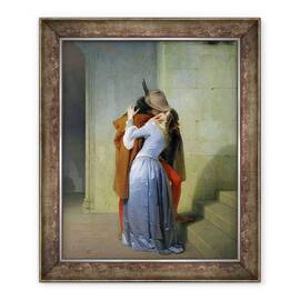 Tablou inramat - Francesco Hayez - Sarutul - - Roveli