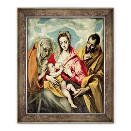 Tablou inramat - El Greco - Virgin si Copil cu SS. Anne si Iosif - - Roveli