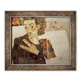 Tablou inramat - Egon Schiele - Autoportret - - Roveli