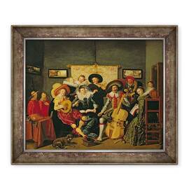 Tablou inramat - Dirck Hals - O petrecere muzicala - - Roveli