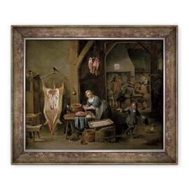 Tablou inramat - David Teniers the Younger - Carnati - - Roveli