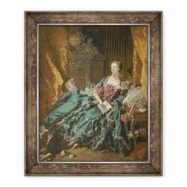 Tablou inramat - Francois Boucher - Madame de Pompadour II - - Roveli