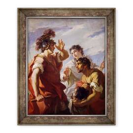 Tablou inramat - Giovanni Antonio Pellegrini - Caesar Before Alexandria - - Roveli