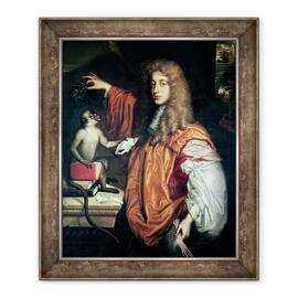 Tablou inramat - Jacob Huysmans - John Wilmot 1647-80 al doilea conte de Rochester - - Roveli
