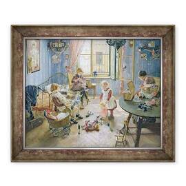 Tablou inramat - Fritz von Uhde - Pepiniera - - Roveli