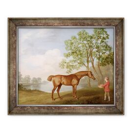 Tablou inramat - George Stubbs - Dovleac cu un Stable-Lad - - Roveli