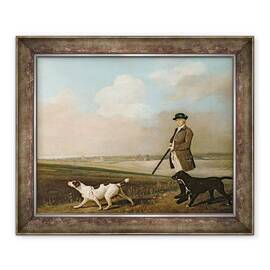 Tablou inramat - George Stubbs - Sir John Nelthorpe, al 6-lea baronet care trage cu cainii sai in Barton Field, Lincolnshire - - Roveli