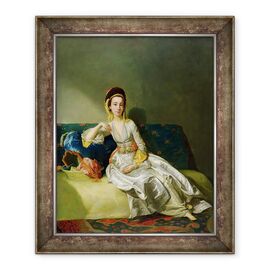 Tablou inramat - George Willison - Nancy Parsons in rochie turceasca - - Roveli