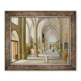 Tablou inramat - Hendrik van Steenwyck - Interiorul bisericii - - Roveli