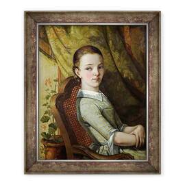 Tablou inramat - Gustave Courbet - Juliette Courbet 1831-1915 1844 - - Roveli