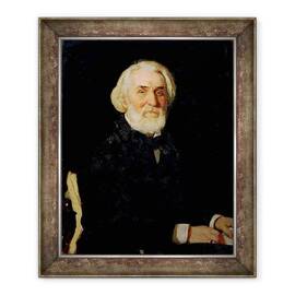 Tablou inramat - Ilya Efimovich Repin - Portretul lui Ivan S. Turgenev 1818-83 - - Roveli