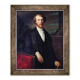 Tablou inramat - Gustave Ricard - Portret De Pierre Schlumberger - - Roveli