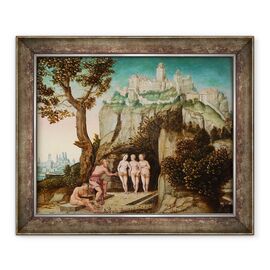 Tablou inramat - Hans Schöpfer the Elder - Judecata de la Paris - - Roveli