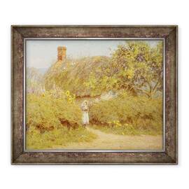 Tablou inramat - Helen Allingham - O cabana Surrey - - Roveli