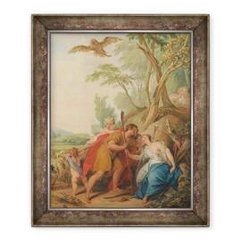 Tablou inramat - Jacob de Wit - Jupiter, Deghizat in Pastor, Mnemosyne seducatoare, Zeita Memoriei - - Roveli