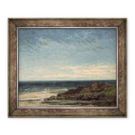 Tablou inramat - Gustave Courbet - Marea II - - Roveli