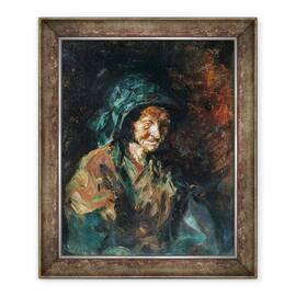 Tablou inramat - Henri de Toulouse-Lautrec - Batrana cunoscuta sub numele de raci din regiunea Le Bosc - - Roveli