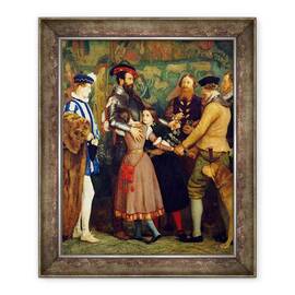 Tablou inramat - John Everett Millais - Rascumpararea - - Roveli