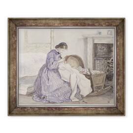 Tablou inramat - John Everett Millais - Stewart Harrison e Iceberg - croitoreasa - - Roveli