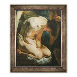 Tablou inramat - Jacob Jordaens - Sacrificiul lui Isaac ulei pe panza - - Roveli