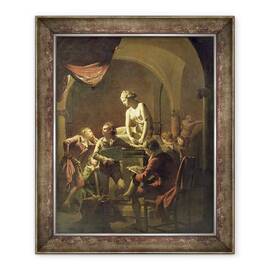 Tablou inramat - Joseph Wright of Derby - O Academie de Lamplight - - Roveli