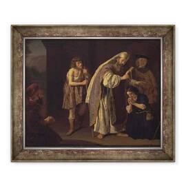 Tablou inramat - Jan Victors - Ungerea lui David - - Roveli