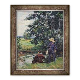 Tablou inramat - Jean Baptiste Armand Guillaumin - Pescarii - - Roveli