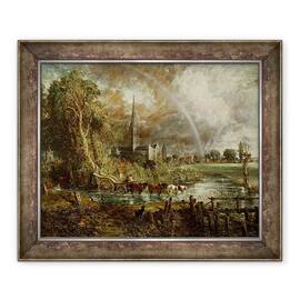 Tablou inramat - John Constable - Catedrala Salisbury din pajisti - - Roveli