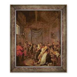 Tablou inramat - Jan Miense Molenaer - A douasprezecea noapte - - Roveli