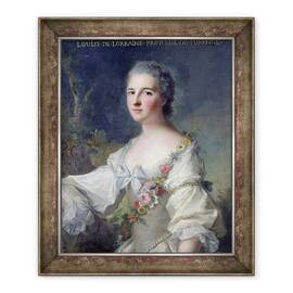 Tablou inramat - Jean-Marc Nattier - Louise-Henriette-Gabrielle de Lorraine 1718-88 Printesa de Turenne si Ducesa de Bouillon - - Roveli