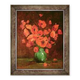Tablou inramat - Jean Baptiste Barthelemy Binet - Vaza de flori - - Roveli