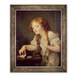 Tablou inramat - Jean Baptiste Greuze - Pasarea moarta - - Roveli