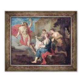 Tablou inramat - Jacques Francois Courtin - Bacchus livrat nimfelor din Nysa - - Roveli