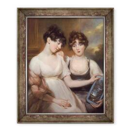 Tablou inramat - John Russell - Portret De Anne si Maria Russell - - Roveli