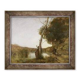 Tablou inramat - Jean Baptiste Camille Corot - Steaua Pastorului - - Roveli