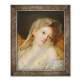 Tablou inramat - Jean Baptiste Greuze - Un visator - - Roveli