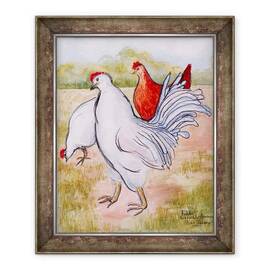 Tablou inramat - Joan Thewsey - Ralphy, Cockerel,2005 - - Roveli