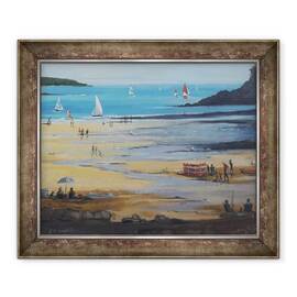 Tablou inramat - Jennifer Wright - Nisipurile de Nord Salcombe I - - Roveli