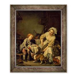 Tablou inramat - Jean Baptiste Greuze - Copil Rasfatat - - Roveli