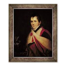 Tablou inramat - John Opie - Portretul Rev. Edward Daniel Clarke 1769-1822 c.1822 - - Roveli