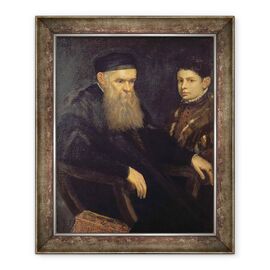 Tablou inramat - Jacopo Robusti Tintoretto - Batranul si servitorul lui - - Roveli