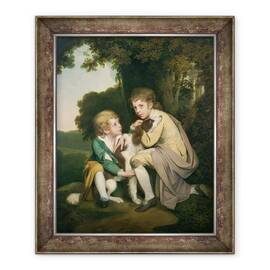 Tablou inramat - Joseph Wright of Derby - Thomas si Joseph Pickford in calitate de copii - - Roveli